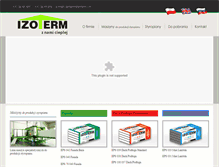 Tablet Screenshot of izoterm.co
